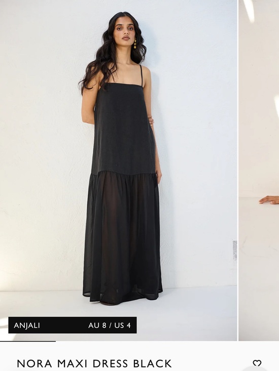 Vrg Grl Dresses & Skirts - Anjali Nora Black Maxi Dress